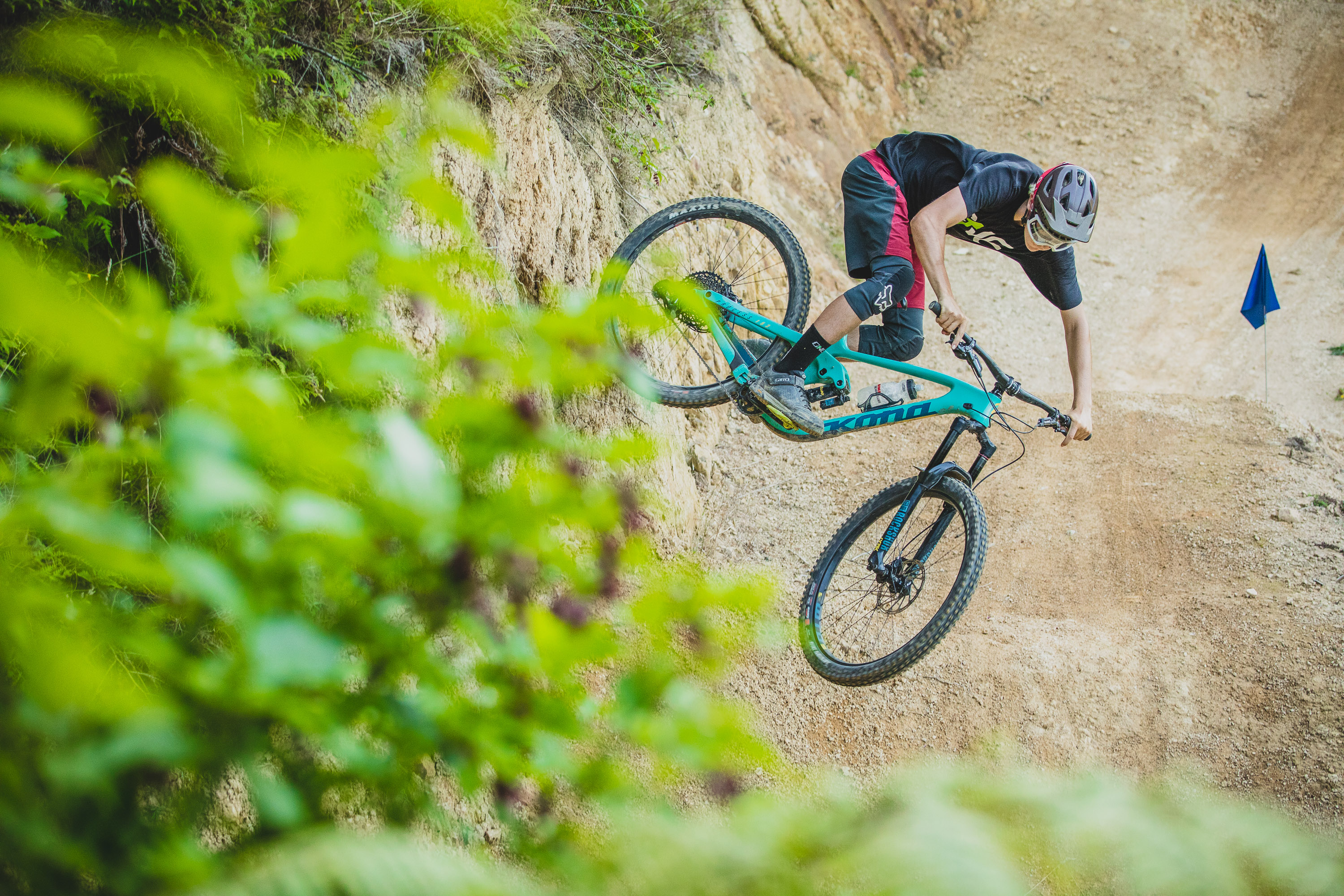 Kiwi Kona Riders Pay Dirt Farm NZ Bikepark a Visit