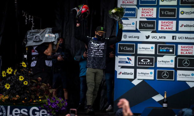 Connor Fearon Takes 4TH in a Rowdy Les Gets UCI DH World Cup Race