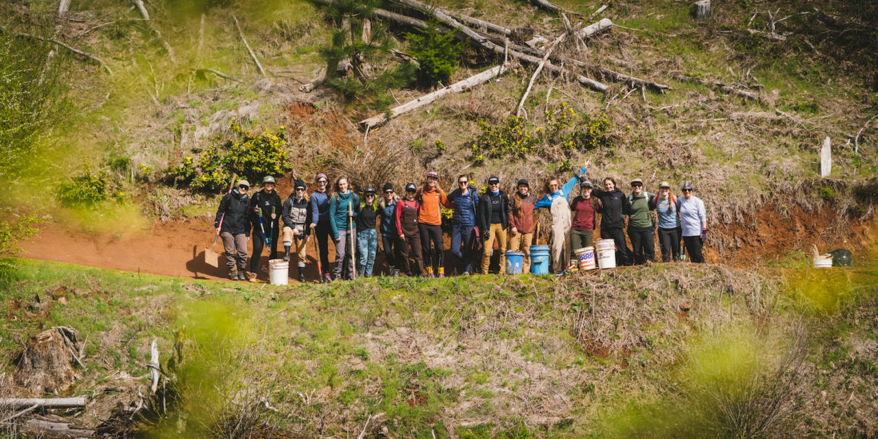 Sculpt-A Dig Day For Empowering Female Trail Builders